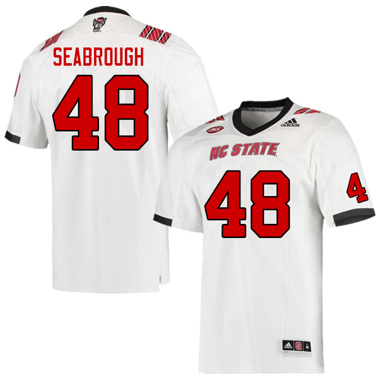 Men #48 Fredrick Seabrough NC State Wolfpack College Football Jerseys Sale-Red